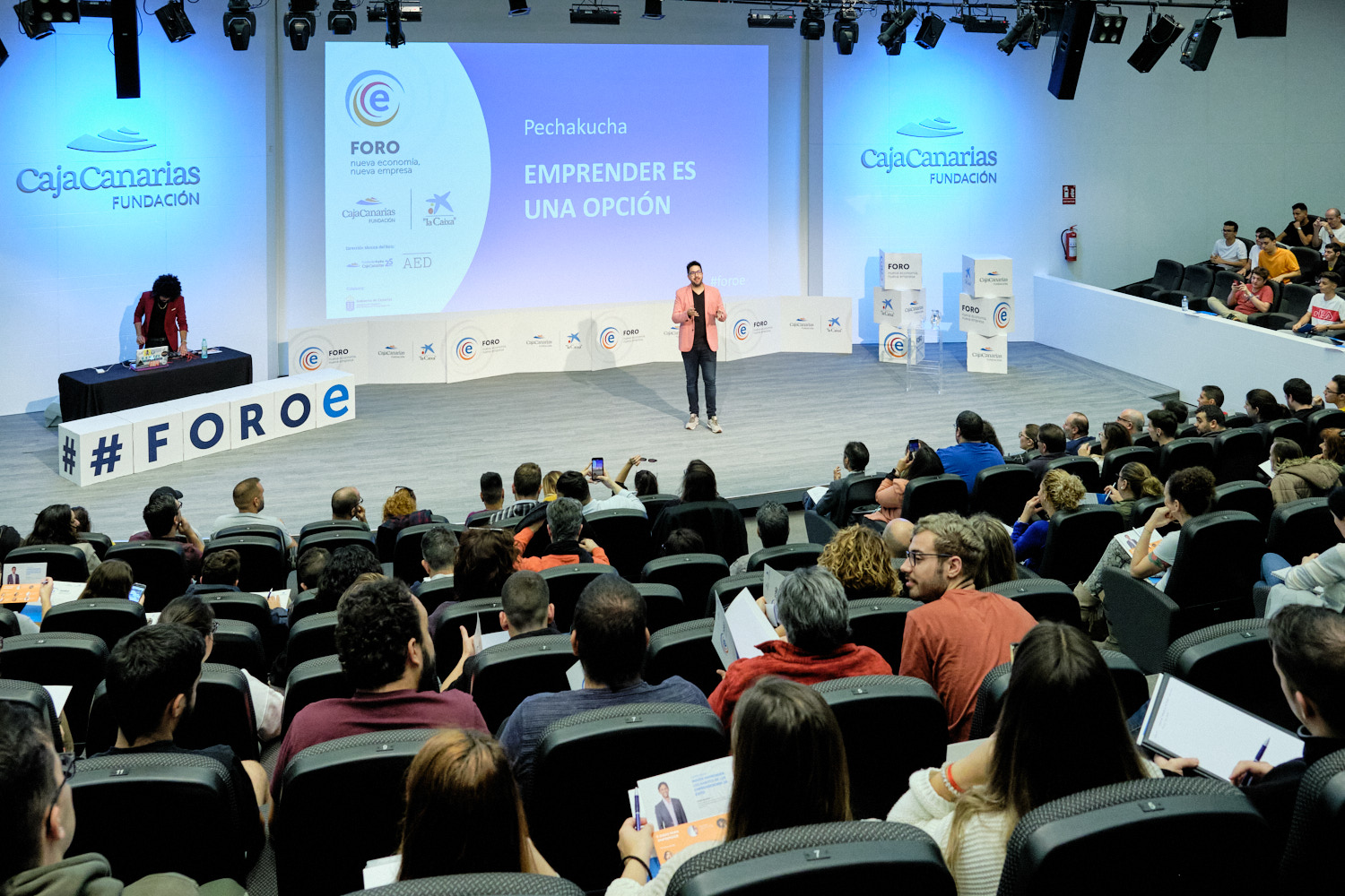 Jotaypunto en la Pechakucha del Foro CajaCanarias